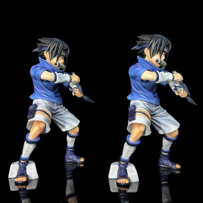 18.5cm Naruto Uchiha Sasuke Anime Figure PVC Statue Collectible Toy Ornament