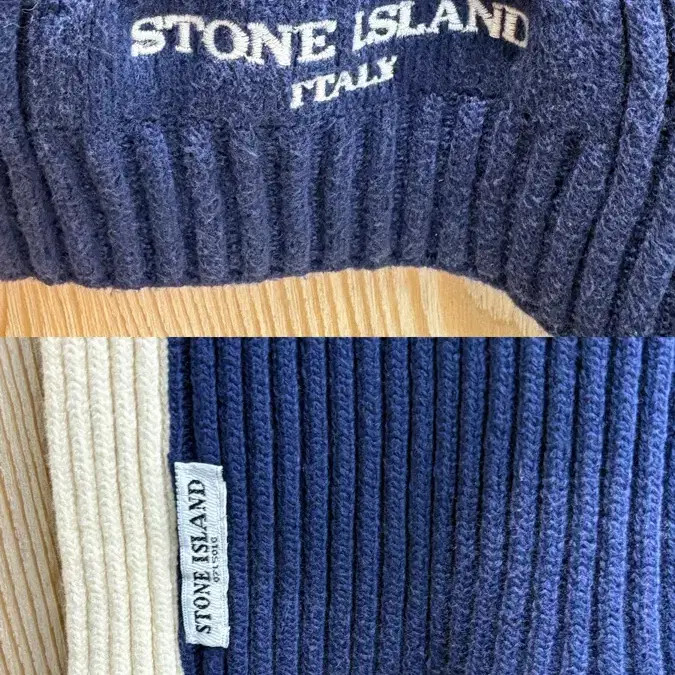 Stone Island Knit Muffler, Stylish Winter Accessory, Pre-Owned thumbnail 7