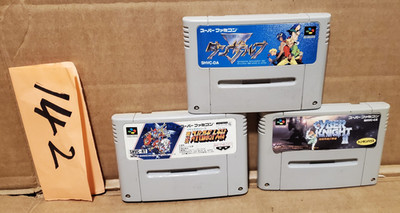 SFC Super Famicom Japanese Games cyber knight II, GUNDAM, Ryuki Heidan