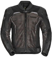 Cortech Vader Leather Mesh Jacket Motorcycle Street Bike