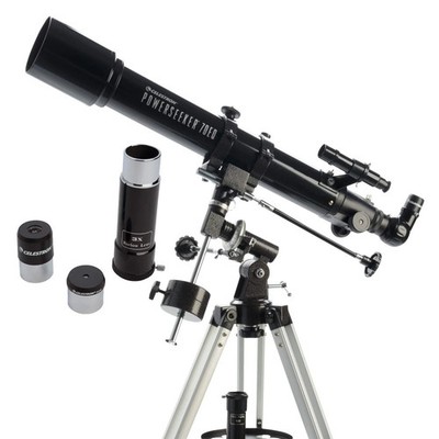 Celestron - PowerSeeker 70EQ Telescope - Manual German Equatorial Telescope