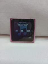 Apple iPod Nano 6th Generation Pink 16GB Tested Has Songs On It Screen Broke
