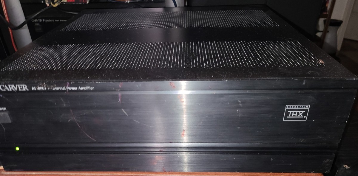 Carver USA AV806x High Power amplifier 6, 5, 4 ,3 channel THX