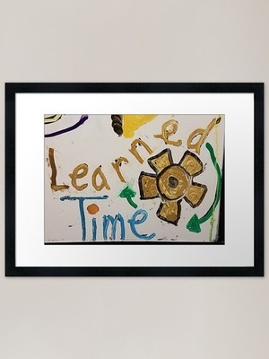 Lernzeit Gerahmter Kunstdruck Gerahmtes Wandbild Poster Leinwanddruck Bild
