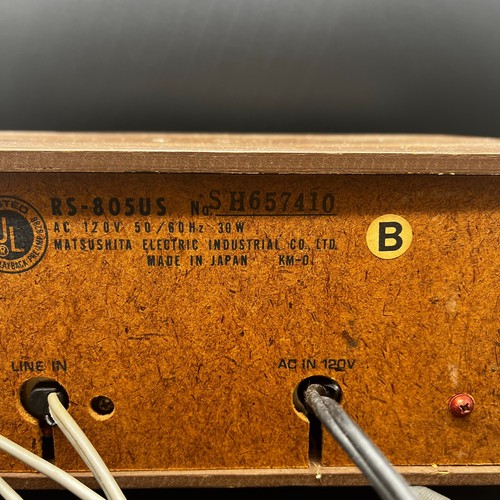 Registratore/Lettore Vintage Panasonic RS 805 US 8 Tracce Funzionante Ricambi/Riparazione - Foto 8 di 8