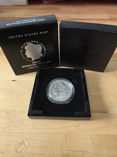 2023 PROOF Morgan Silver Dollar in Original Government Box + COA