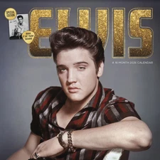 Trends International,  Elvis Exclusive with Bonus Print 2026 Wall Calendar, 12''