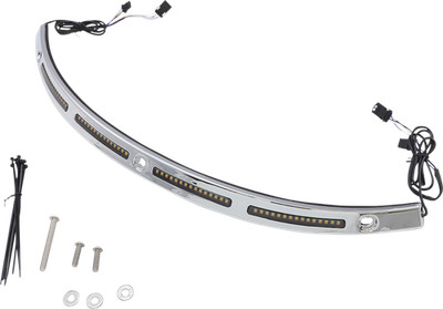Custom Dynamics CD-WT2-01-C Genesis 4 Dynamic LED Batwing Windshield Trim Chrome