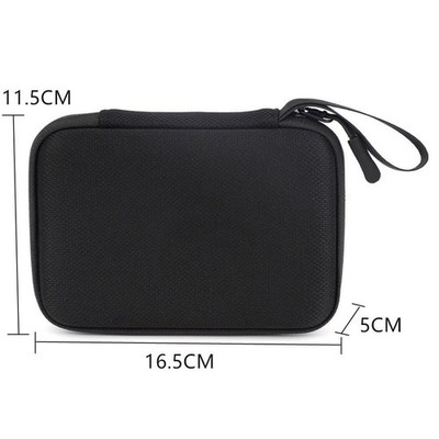 Schwarz EVA Schutzhülle Hard Case für Retroid Pocket Flip2 Spielkonsole Reise