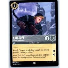 Kristoff Official Ice Maker 182/204 Disney Lorcana Trading Card Single