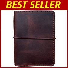 Travelers Notebook Cover, Genuine Leather, Dark Brown