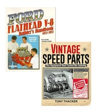 Vintage Speed Parts Ford Flathead V-8 Builders Handbook 1932-1953 2 Book Set
