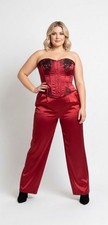 Corset Story Red lace corset UK 24 