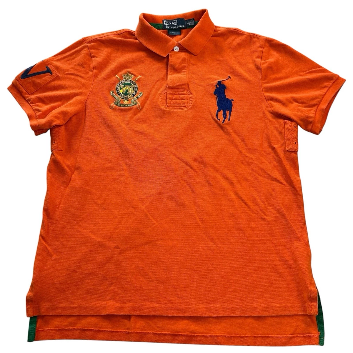 Polo Ralph Lauren Size L Orange Shirts for Men for sale | eBay