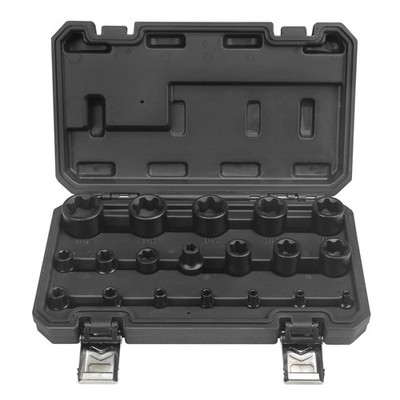 19pc External Torx Plus Socket Set 6 Point EP4, EP5, EP6, EP7, EP8, EP10, EP1...