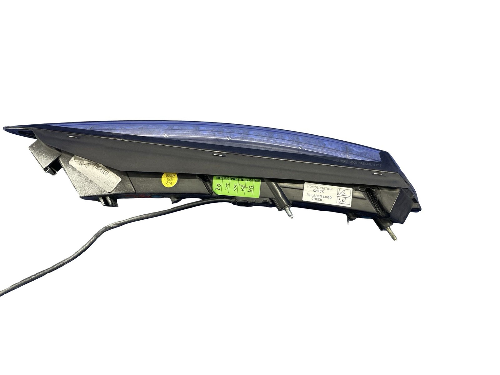 2018-2023 MCLAREN 720S FRONT LEFT LED TURN SIGNAL LIGHT LAMP ASSEMBLY 14AA255CP