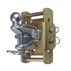 HEIGHT ADJUSTER TOW HITCH Drop Plate Adjustable Tow Ball 3500kg Towing Sliding