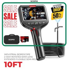 10ft Endoscope Camera 2-Way 360 Industrial Inspection Articulating Borescope