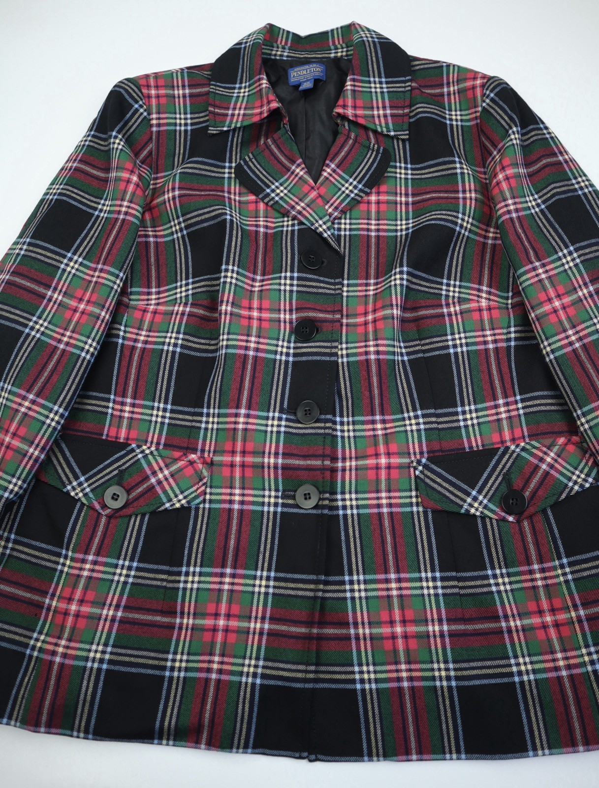 Pendleton Multicolor Virgin Wool Blazer Jacket Wo… - image 4