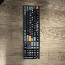 Keychron Wireless Keyboard QWERTY English Black Gray Orange USB Receiver w Chord