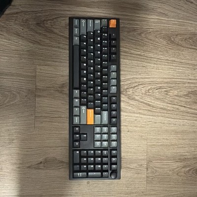 Keychron Wireless Keyboard QWERTY English Black Gray Orange USB Receiver w Chord