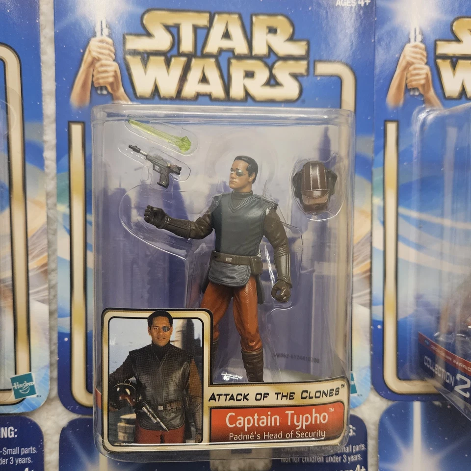 Lote 6 FIGURAS STAR WARS 2002 El Ataque de los Clones Colección 2 TARJETAS LIMPIAS De Colección! Foto 4 de 4