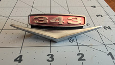 1960s Amc 343 V8 Car Emblem 1960s Amc 343 V8 Car Emblem