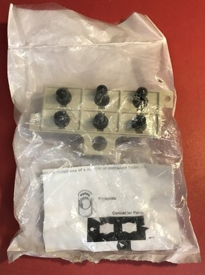 SIECOR CONNECTOR PANEL W/6 ST MM SLV WIC-CP1-15
