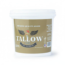 Bulk Grass-Fed Beef Tallow for Soap, Skincare Candles, 16Lbs Unscented Maker-P