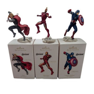 Hallmark Keepsake Avengers Marvel Comics Ornament Thor Iron Man Captain America