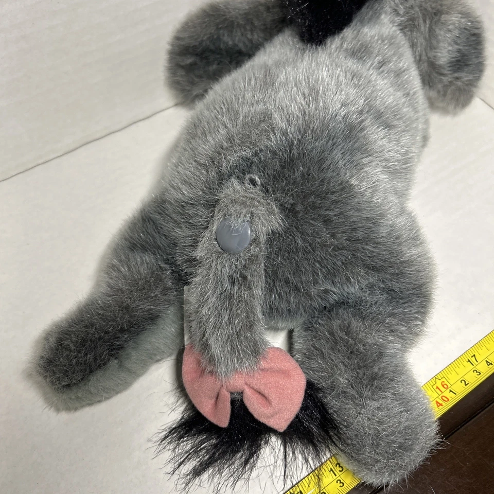 Disney Pooh Eeyore Laying Down Plush Stuffed Animal Detachable Tail 15" - Image 3 of 4