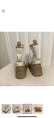 *NEW* WOMEN UGG CLASSIC BRELLAH MINI Mustard-Seed/Jasmin (1144059 MSJS)  