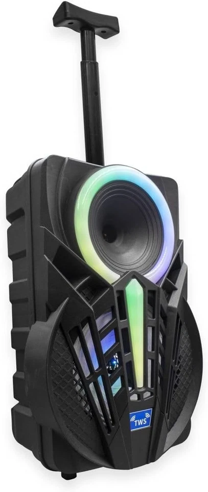Denver TSP-301 Trolley Lautsprecher Bluetooth USB AUX Micro-SD Akku - Bild 3 von 4