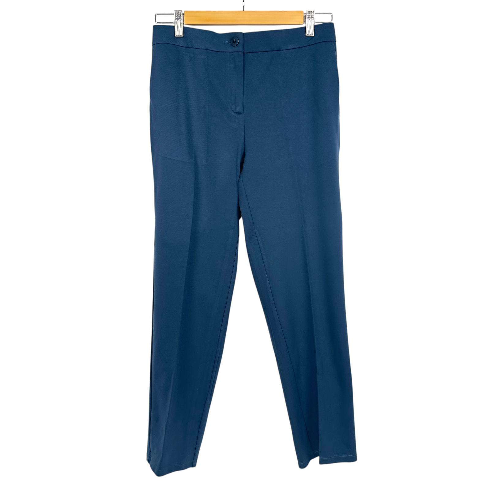Eileen Fisher Blue Trousers Women’s Small Pants Minimalist Office Career