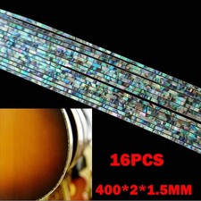 16Pack Guitar Abalone Shell Inlay Binding Purfling 16"x1/16" 400x1.5mm Luthier