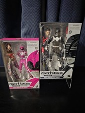 Power Rangers Lightning Collection Mighty Morphin Pink Ranger Black Ranger
