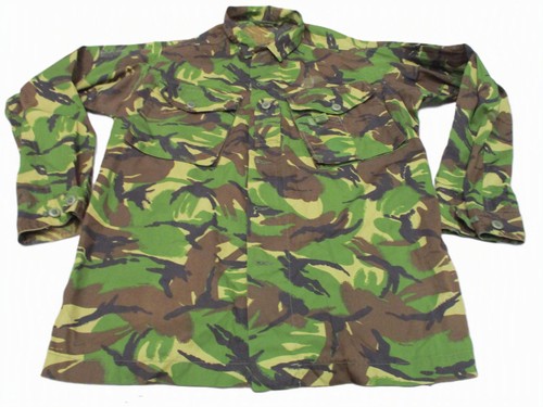 British Army DPM Combat Jacket Large Long Woodland Camo Field Shirt 8090/0515