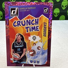 Panini 2025 WNBA Kamilla Cardoso Chicago  Sky Crunch Time Pink Fireworks /25
