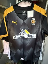Puma Cambridge United University England Home Soccer Jersey Black BNWT Vintage