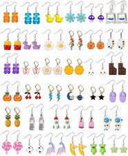 23 Pairs Christmas Earrings for Women Xmas Holiday Dangle Earrings Christmas Stu