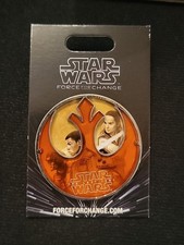 Disney Parks 2017 Star Wars The Last Jedi Force for Change LR Pin - Finn  Rey