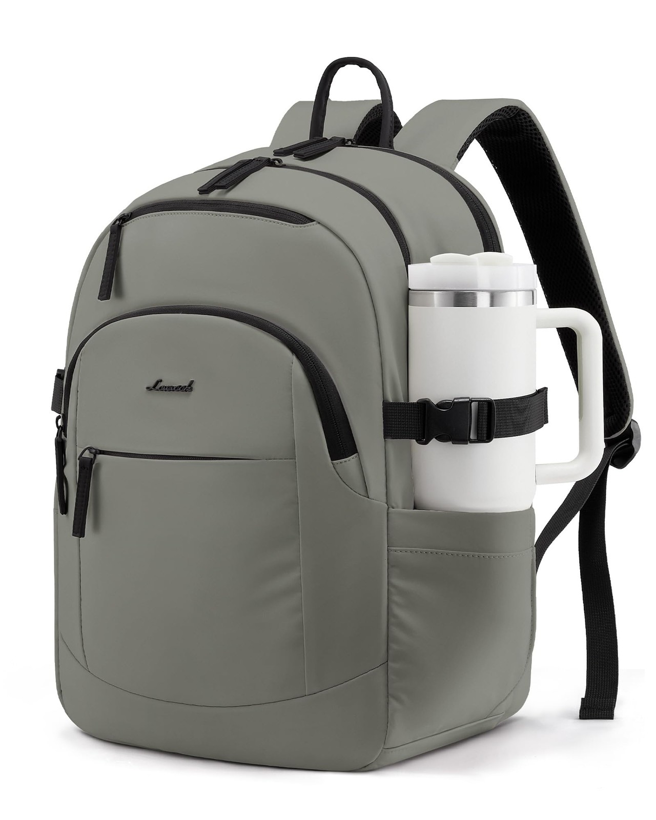 Sleek 15.6 Inch Laptop Backpack for Women & Men - Business Travel Work Computer Bag