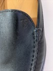 TOD'S  BLACK LEATHER MENS OPEN BACK ON THE GO LOAFERS  SANDALS ITALY  SLIP ON 8 — photo 6