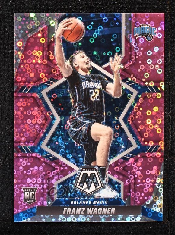2021 Mosaic Rookies Fast Break Pink Prizm 14/20 Franz Wagner #220 Rookie RC hs9