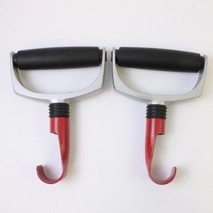 Set of 2 Swivel Pull-Up Handles Rotating Grips for Home Gym Workout