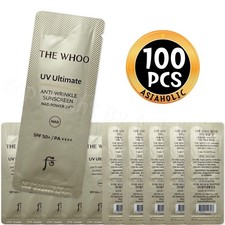 The Whoo UV Ultimate Anti-Wrinkle Sunscreen 1ml x 100pcs 100ml Sample Newest