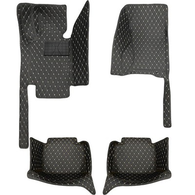 Car Floor Mat For Nissan sentra 2012-2018 B17 Car Carpet Full Set Black Beige