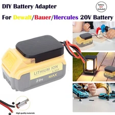DIY Adapter Power Wheels Output Konverter For Dewalt/Bauer/Hercules 20V Battery