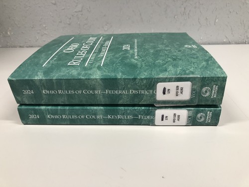 Ohio Rules of Court Volumes II and IIB Federal 2024 Edition Thomson Reuters - Picture 3 of 6