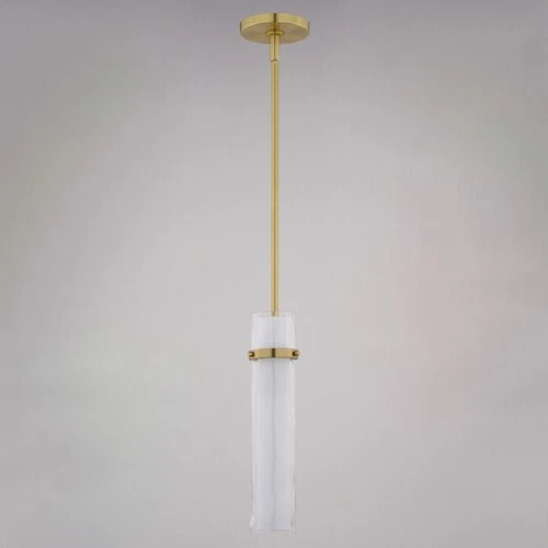 Vaxcel Lighting P0418 5"W Suspension Mini Pendant - Gold - Picture 4 of 11